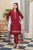 ZIVA - 3PC Unstitched Khaddar Embroidered Shirt with Tissue Silk Dupatta and Plain Trouser - WB0998